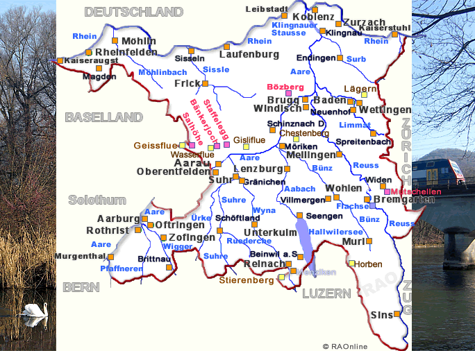 Aargau Karte