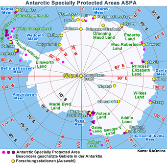 Antarctica map