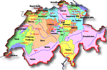 Swiss map