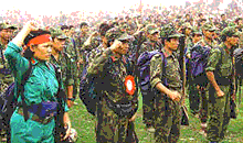 Maoist soldiers