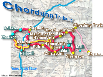 Chordung map